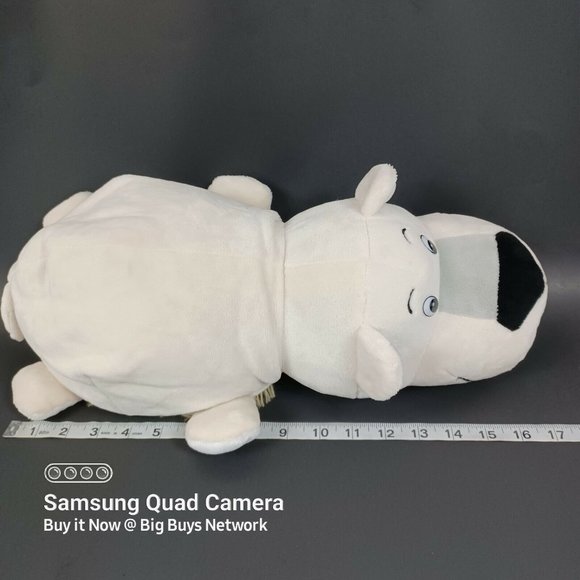 Flip A Zoo Hazel HUSKY + Urso POLAR BEAR 17" Stuffed Pillow Huggable Plushie Toy - Picture 7 of 12